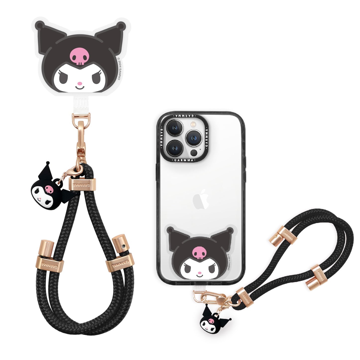 GARMMA Sanrio Characters Doll Charm Buckle Strap Adjustable Phone Lanyard