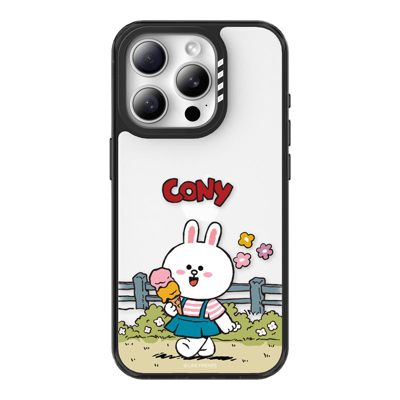 Line Friends Country Life MagSafe Black-edged Shockproof Case Cover