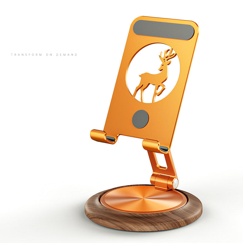 Armor King Foldable 360° Rotation Metal Phone Holder Adjustable Desktop Tablet Stand