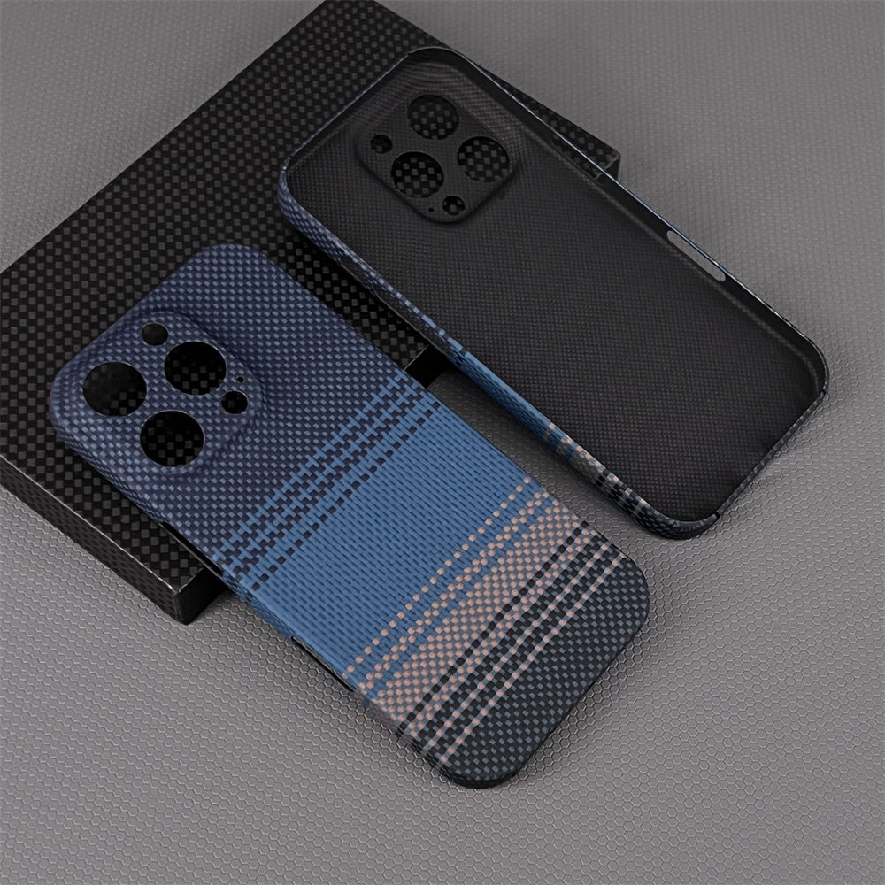 Oatsbasf Luxury Pure Aramid Fiber Case for Apple iPhone