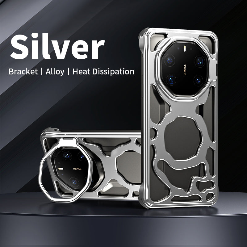 Armor King Auspicious Clouds MagSafe Metal Alloy Air Cushion Kickstand Case Cover