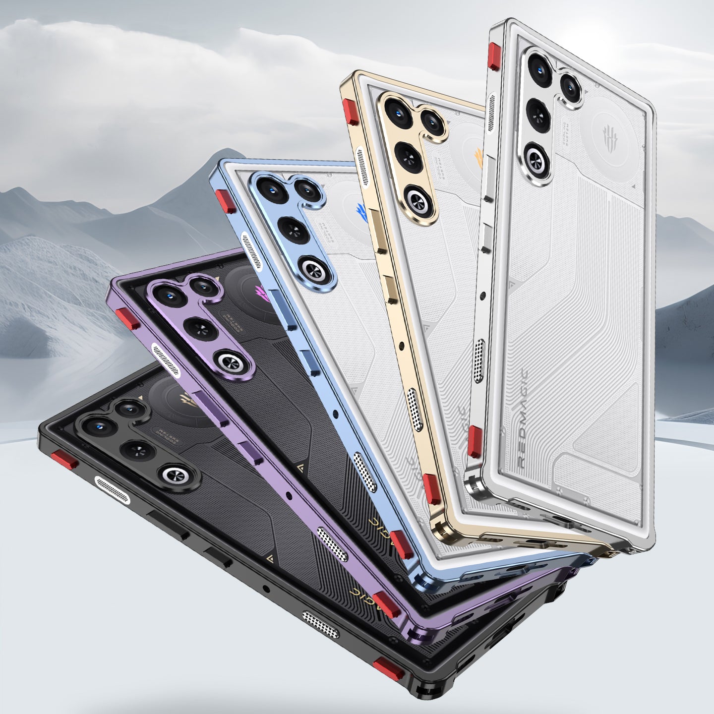 Armor King Supercar Lens Protector Heat Dissipation Metal Bumper Case Cover