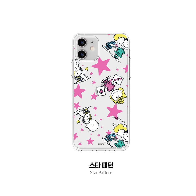 Peanuts Snoopy Clear Jelly Back Case Cover