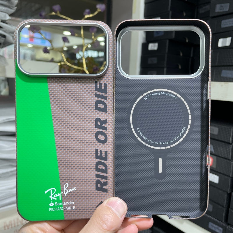 Armor King MagSafe Luxury Pure Aramid Fiber Slim Light Case Cover for Apple iPhone 17 series