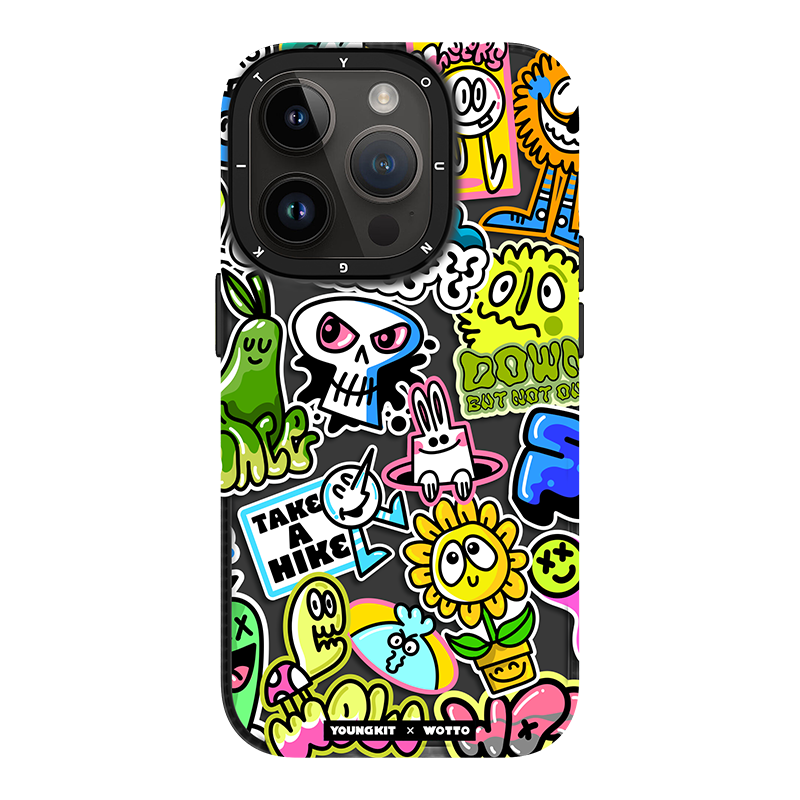 YOUNGKIT X WOTTO Slim Thin Matte Anti-Scratch Back Shockproof Cover Case