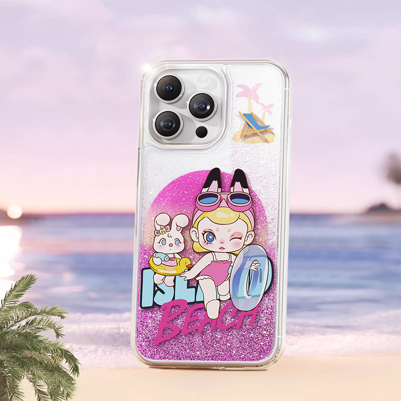 KINGXBAR x Serafina Coco Glitter Quicksand Back Cover Case