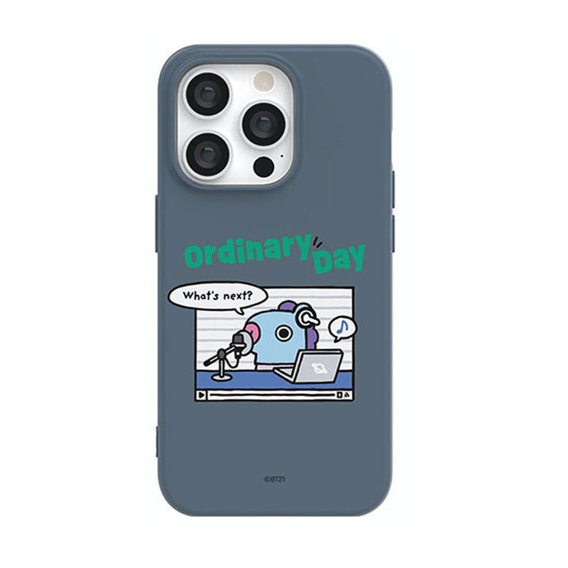 BT21 Home All Day Liquid Silicone Soft Color Jelly Case Cover