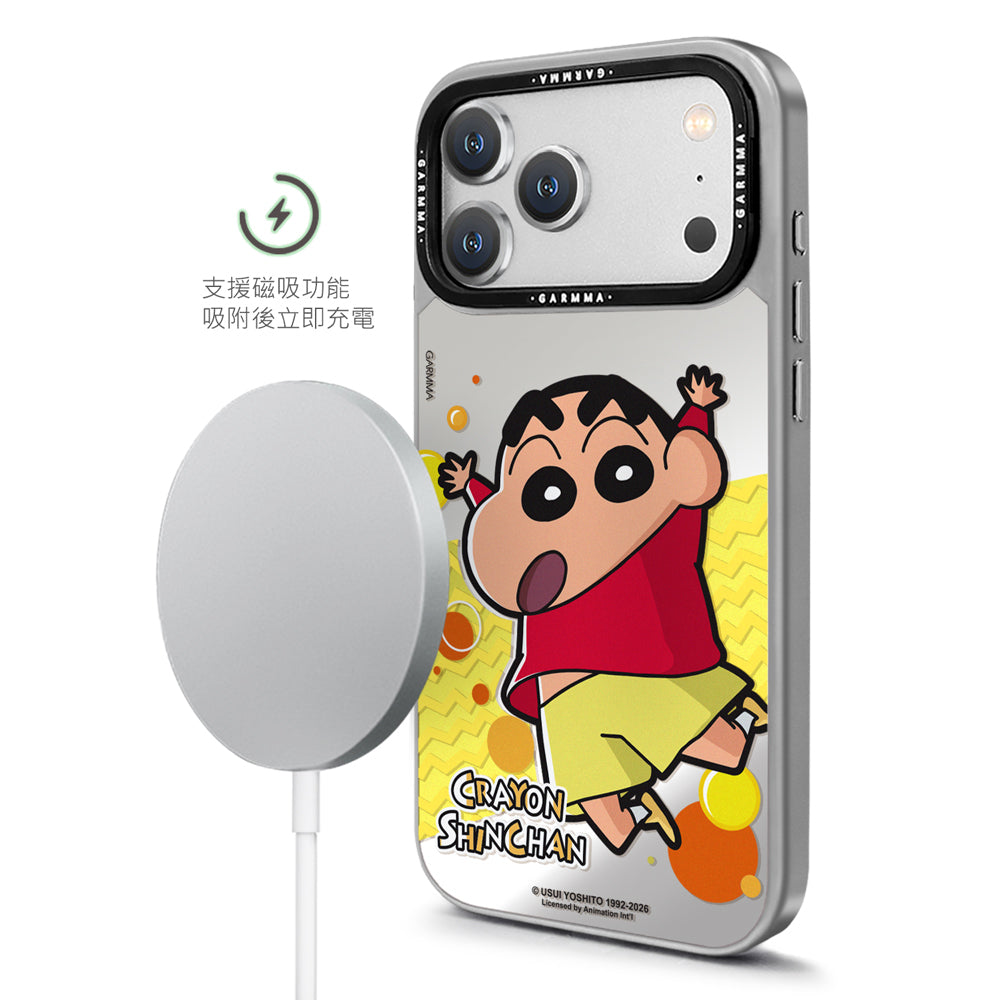 GARMMA Crayon Shin-chan MagSafe Mirror Back Lens Stand Case Cover