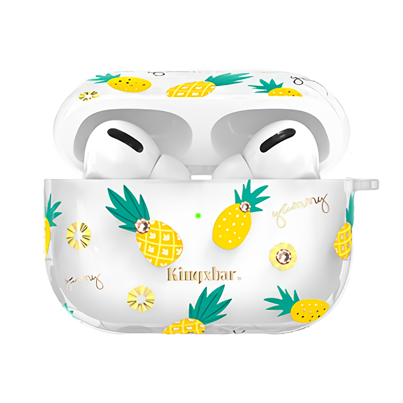 KINGXBAR Swarovski Crystals Ultra Thin Apple AirPods Pro 2/1 Charging Case Cover