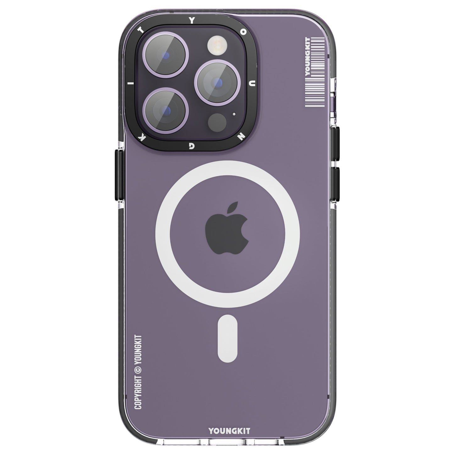 YOUNGKIT Exquisite MagSafe Slim Thin Clear Anti-Scratch Back Shockproof Cover Case