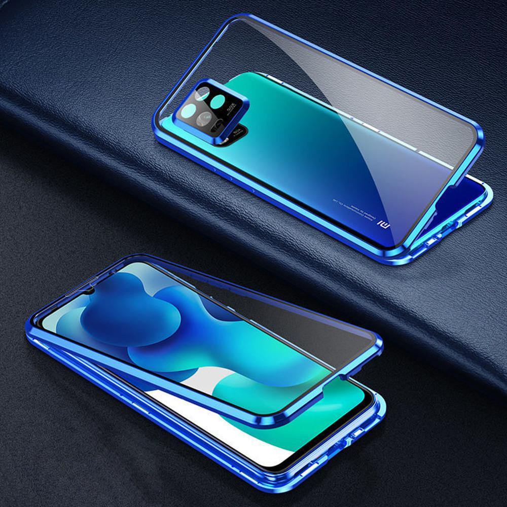 GINMIC Sword Magnetic Aluminum Metal Bumper Camera Lens Protection Front+Back Tempered Glass Case Cover - Armor King Case