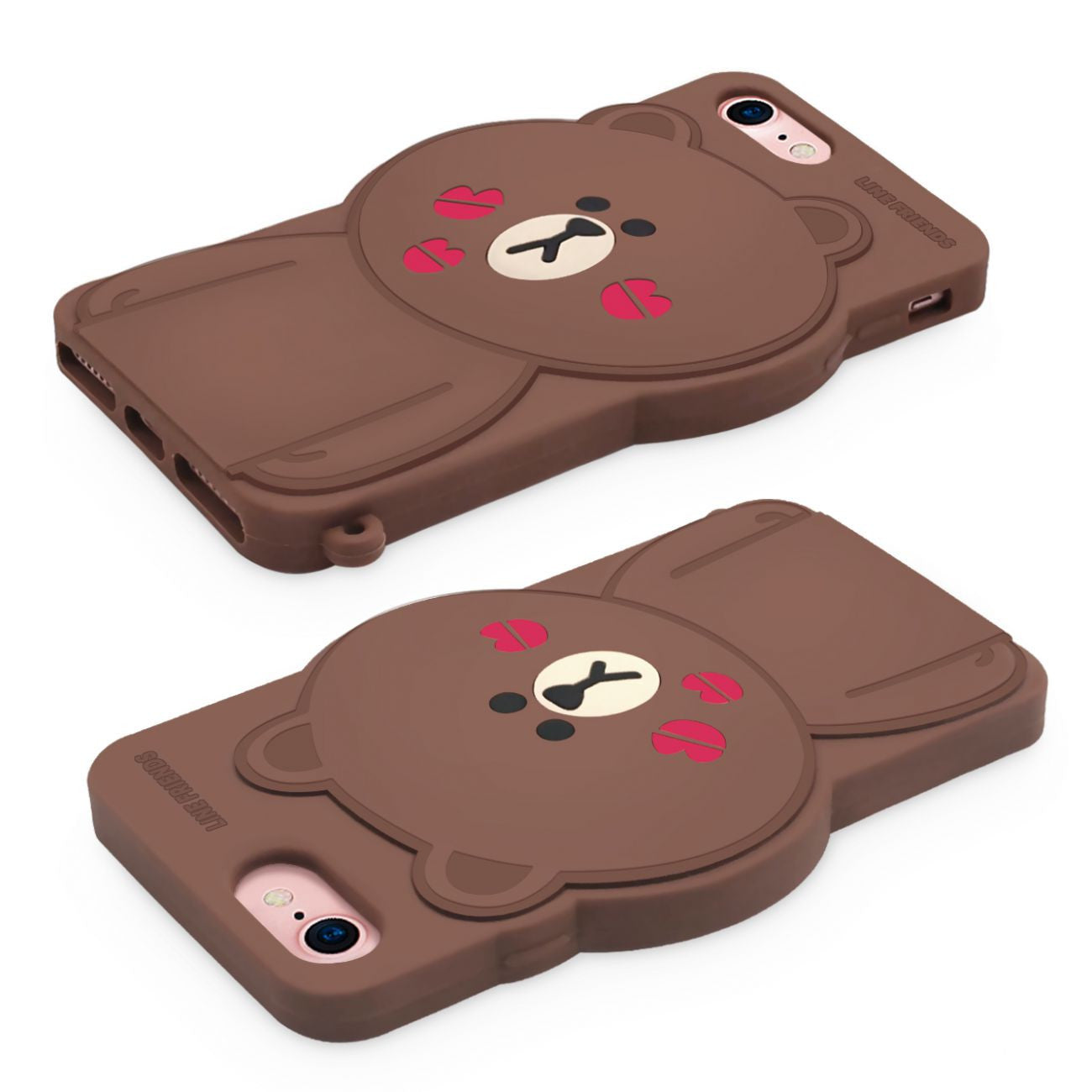 GARMMA Line Friends Silicone Back Cover Case for Apple iPhone