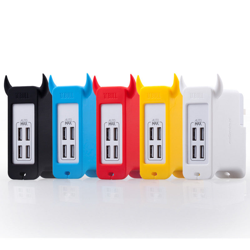 MOMAX U.Bull AutoMax Ultra Fast 4-port USB Charger for Smartphone & Tablet - UK/HK Version
