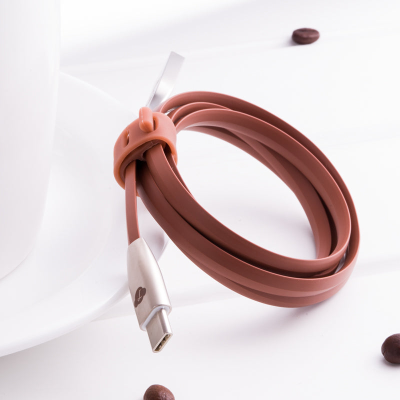 Teddy Bear Zinc Alloy Connector Type-C Charging Cable