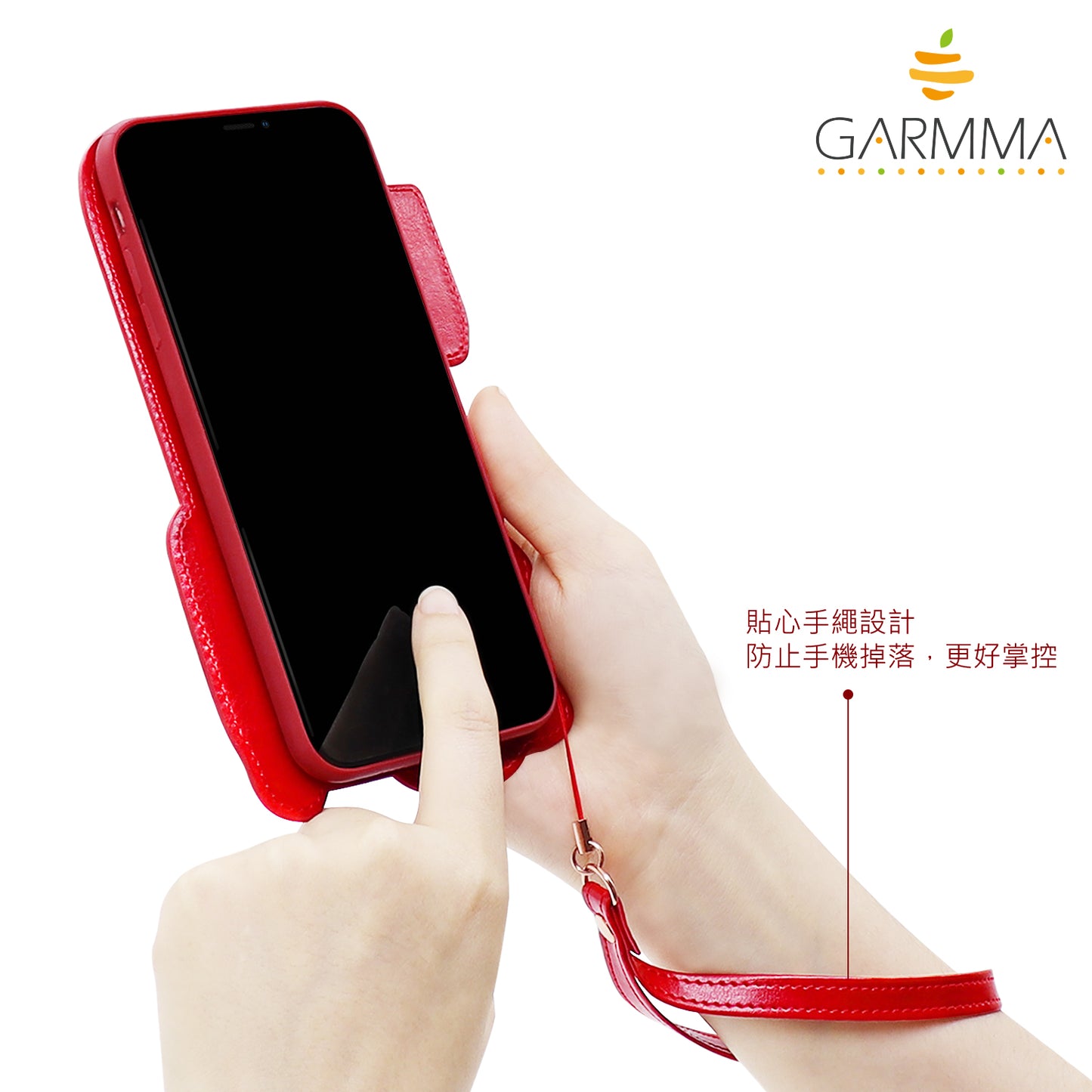 GARMMA Hello Kitty Gold Tooled Leather Cover Case for Apple iPhone