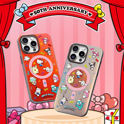 Sanrio Hello Kitty 50th Anniversary Party MagSafe Anti-Scratch Shockproof Back Cover Case