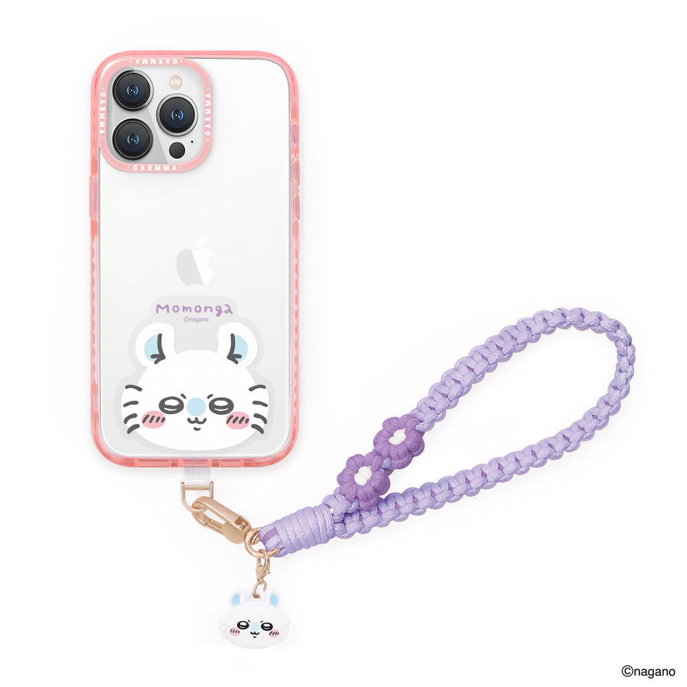 GARMMA Chiikawa Doll Charm Buckle Strap Braided Handstrap Phone Lanyard