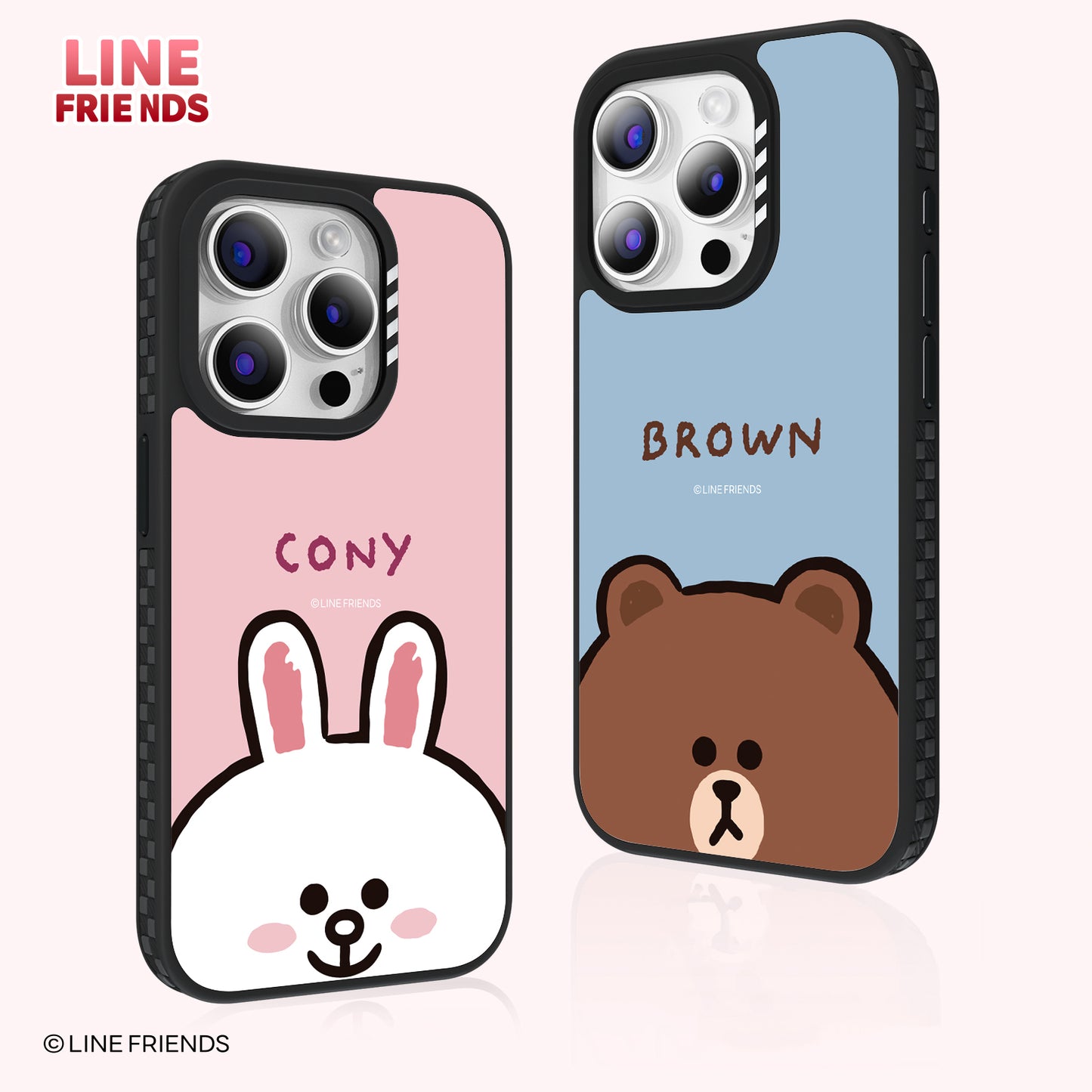 Line Friends Big Face MagSafe Shockproof Protective Case Cover