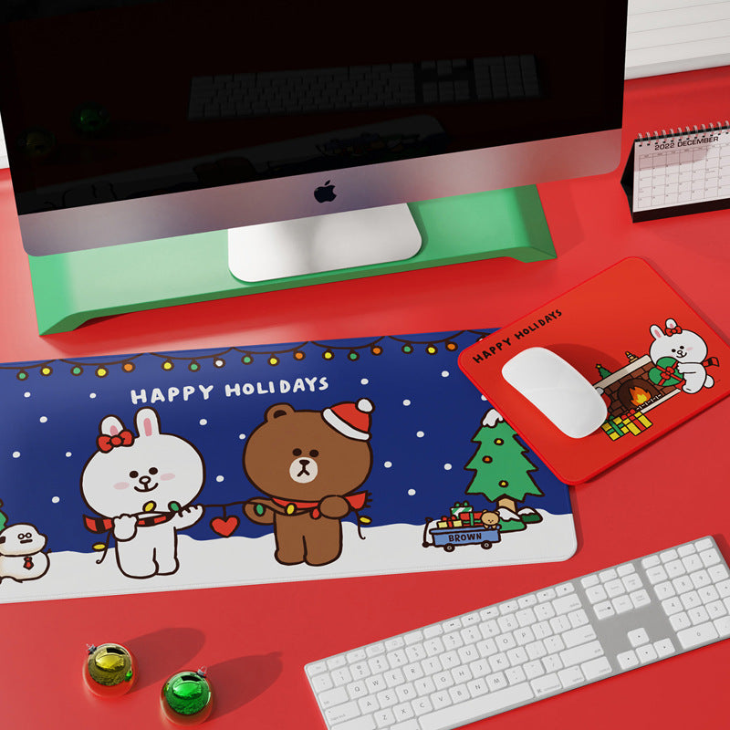 Line Friends Desk Mat Mouse Pad