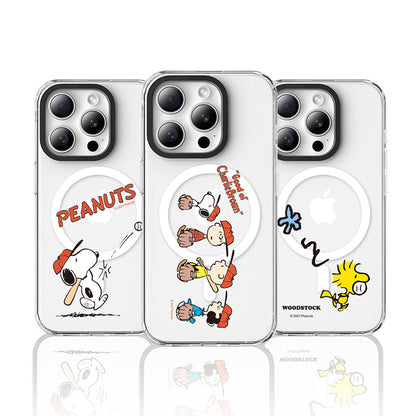 Peanuts Snoopy MagSafe Shockproof Clear Case Cover