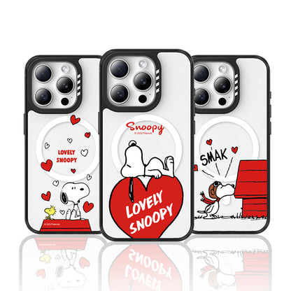 Peanuts Snoopy MagSafe Clear Shockproof Case Cover