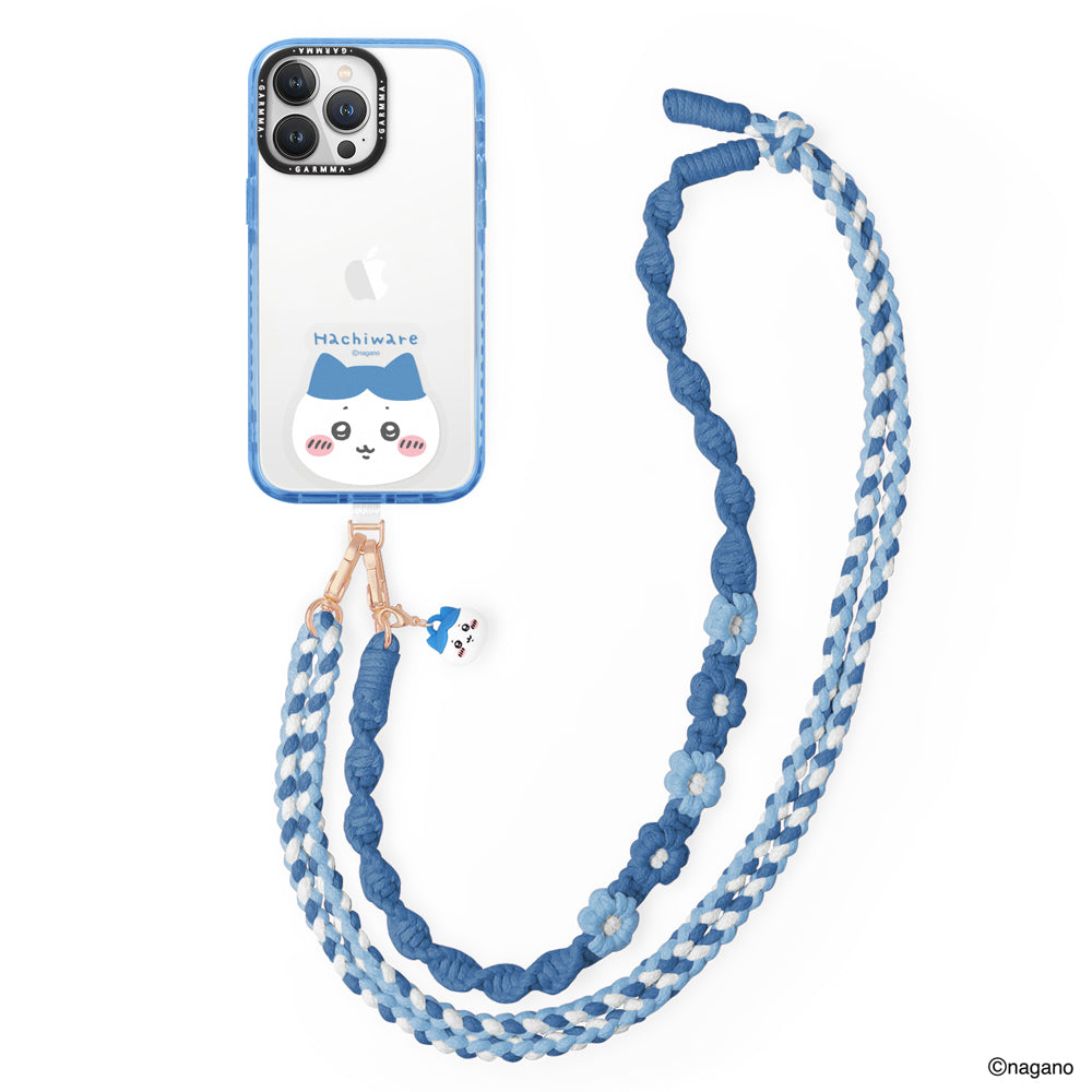 GARMMA Chiikawa Doll Charm Buckle Strap Braided Crossbody Phone Lanyard