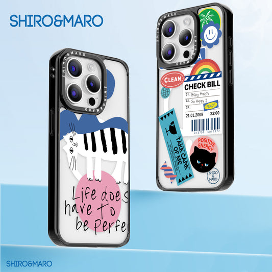 SHIRO&MARO MagSafe Shockproof Transparent Case Cover