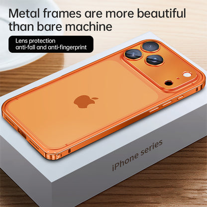 Armor King Lobster Clasp Metal Bumper Case Cover with Lens Protector