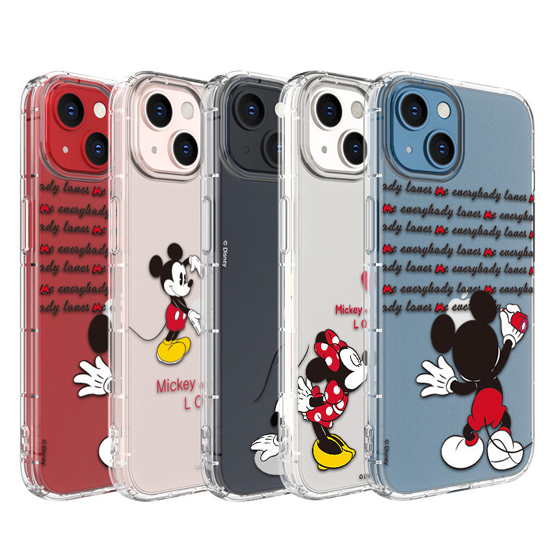 Disney Mickey & Friends Air Cushion Shockproof Soft Transparent Case Cover