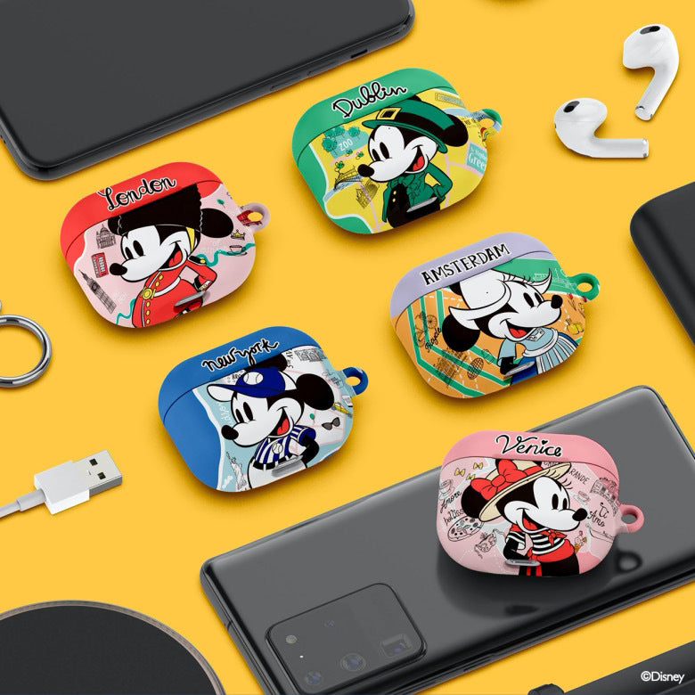 Disney Mickey & Friends Let's Travel Apple AirPods Charging Case Cover