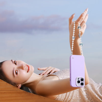 PYNANA Jewelry Aesthetics & Handcraft Multifunctional Chain Phone Charm Beads Strap Pearl Lanyard