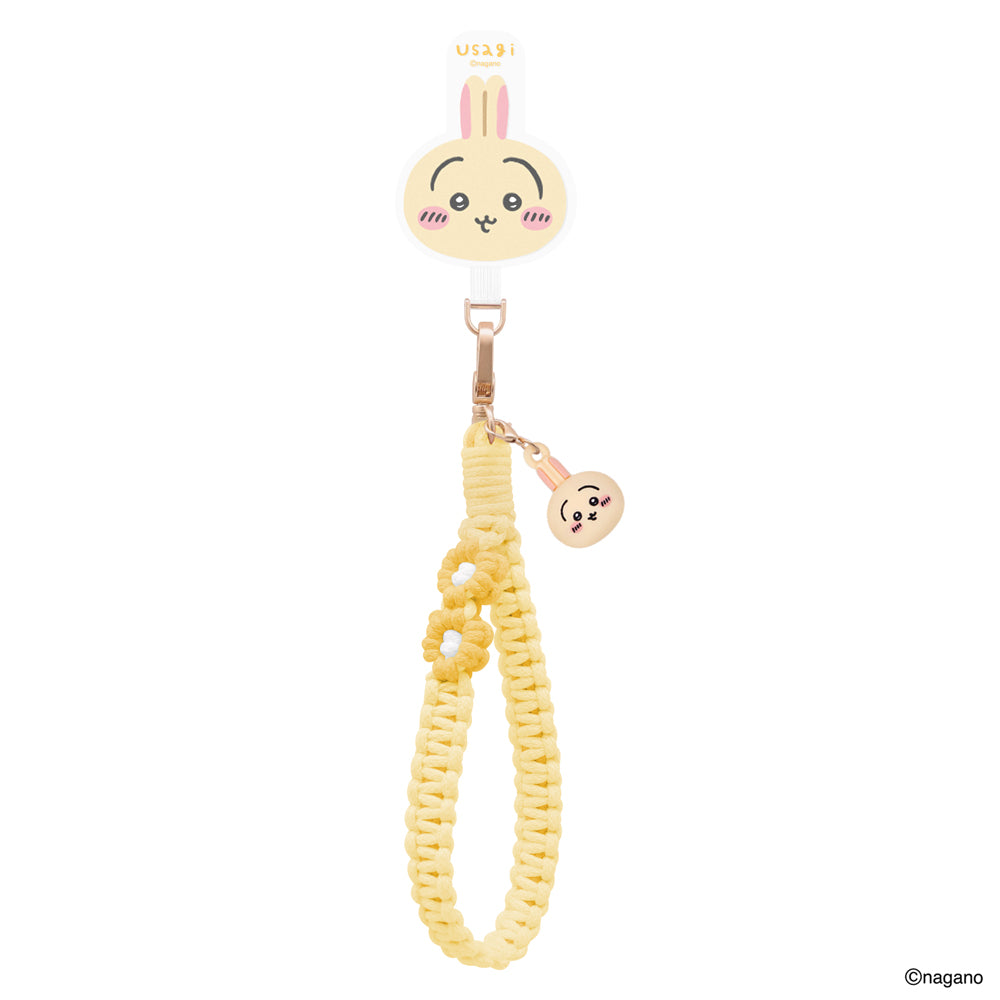 GARMMA Chiikawa Doll Charm Buckle Strap Braided Handstrap Phone Lanyard