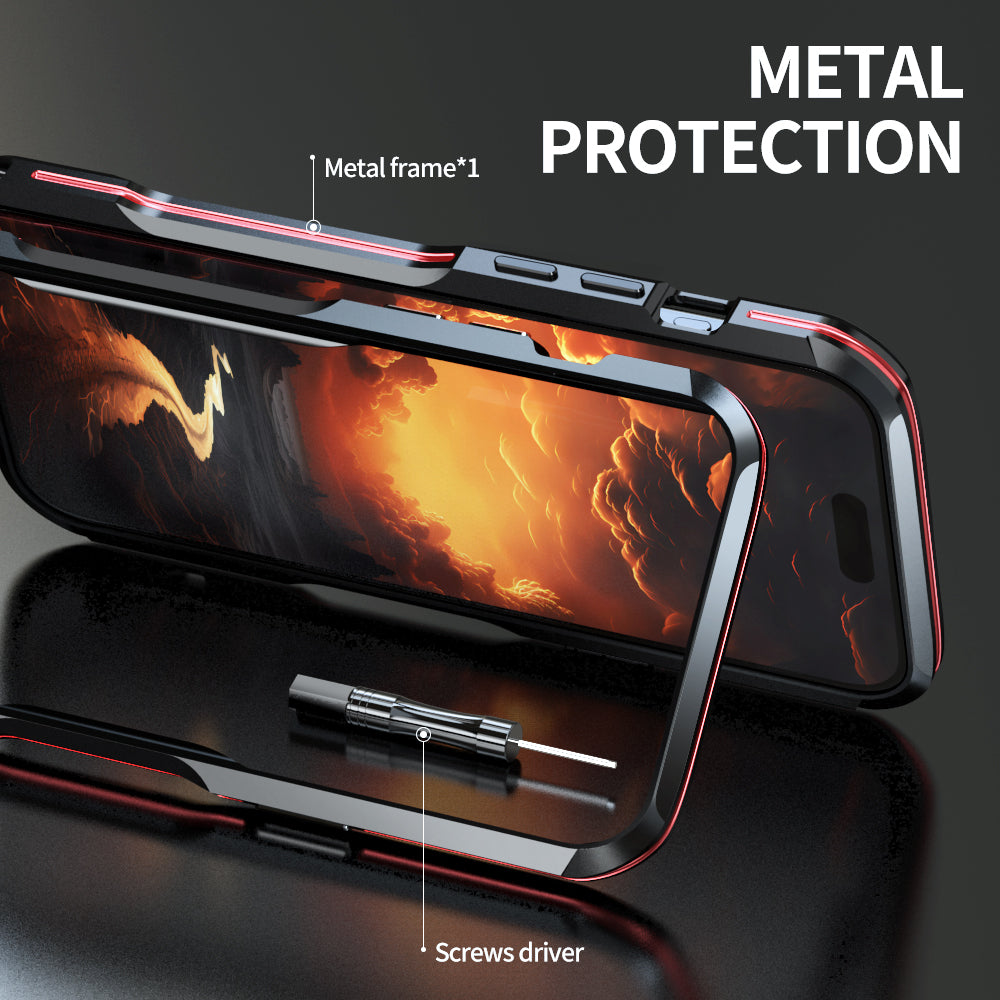 Luphie Bicolor Incisive Sword Slim Light Aluminum Bumper Metal Shell Case