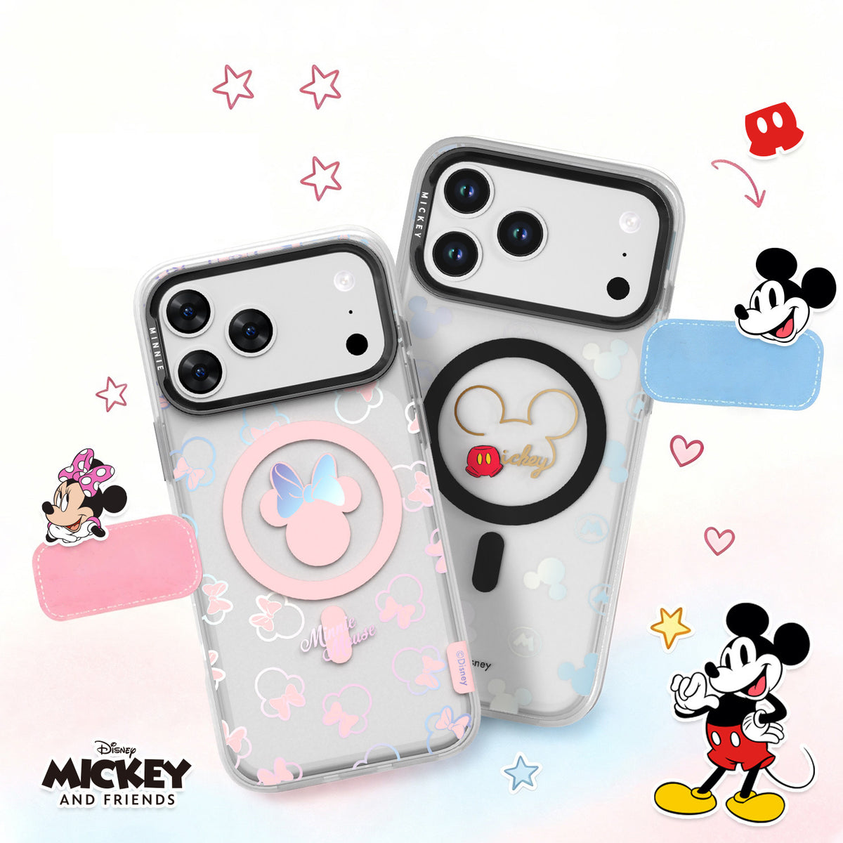 Disney Animation Characters MagSafe All-inclusive Shockproof IMD Protective Case Cover