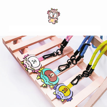 Line Friends Dragon Brwon Character Strap Phone Lanyard