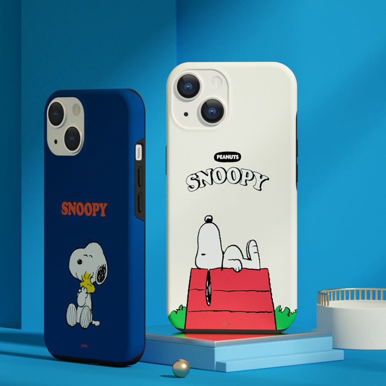 Snoopy Dual Layer TPU+PC Shockproof Guard Up Combo Case Cover