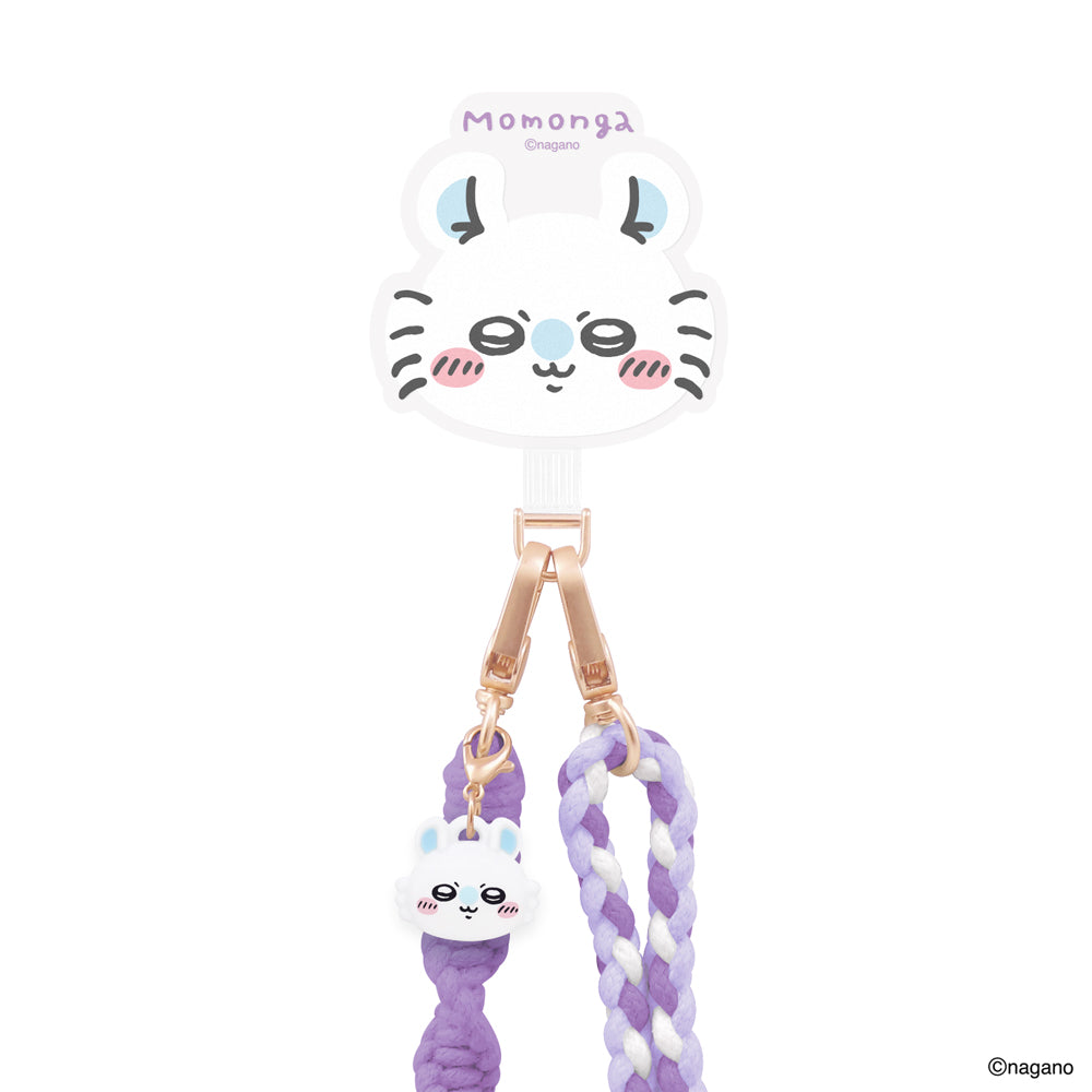 GARMMA Chiikawa Doll Charm Buckle Strap Braided Crossbody Phone Lanyard