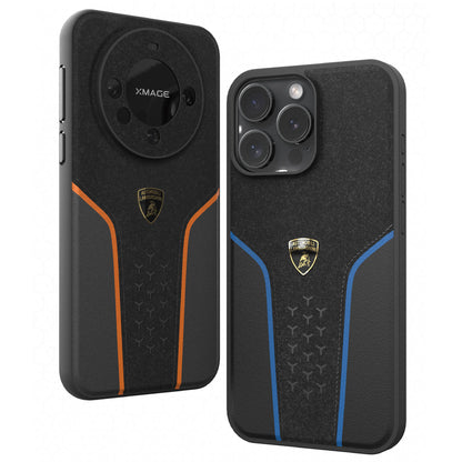 Lamborghini Genuine Leather Alcantara Phone Case - Huracan D19