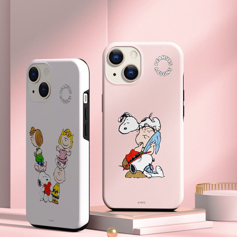 Snoopy Dual Layer TPU+PC Shockproof Guard Up Combo Case Cover