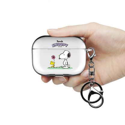 Snoopy Clear Slim Apple AirPods Case Cover