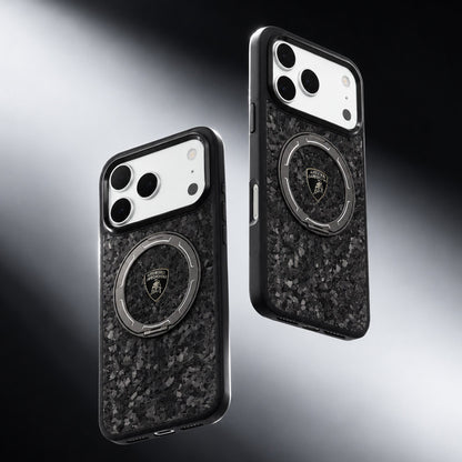 Lamborghini MagSafe 360° Stand Forged Carbon Fiber Phone Case