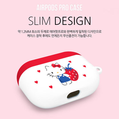 Sanrio Characters Happiness Hard Apple AirPods Charging Case Cover