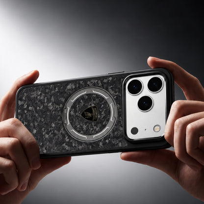 Lamborghini MagSafe 360° Stand Forged Carbon Fiber Phone Case