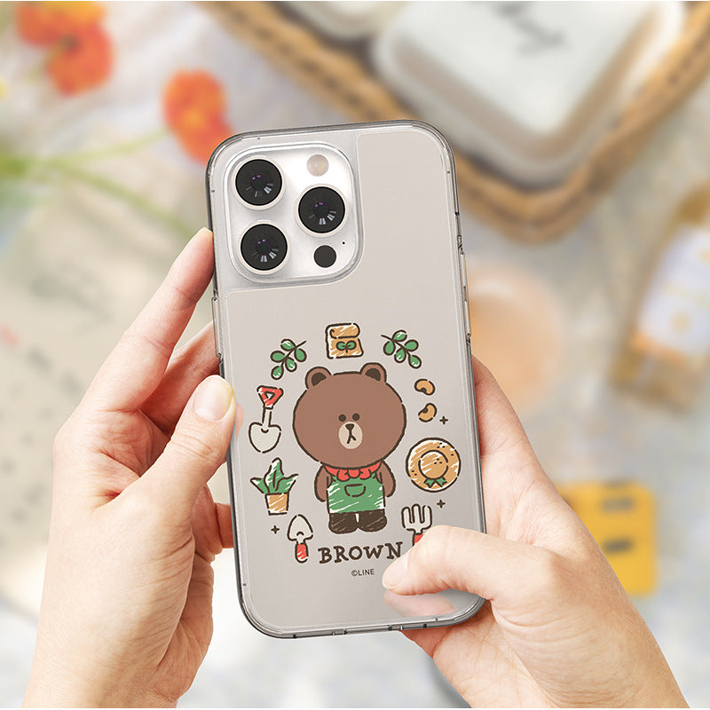 Line Friends Garden Mirror Case Cover