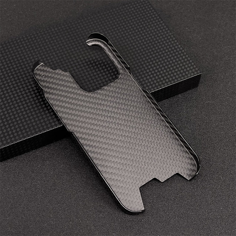 Oatsbasf Luxury Irregular Pure Carbon Fiber Case for Apple iPhone