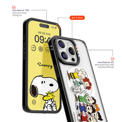 Peanuts Snoopy MagSafe Clear Shockproof Case Cover