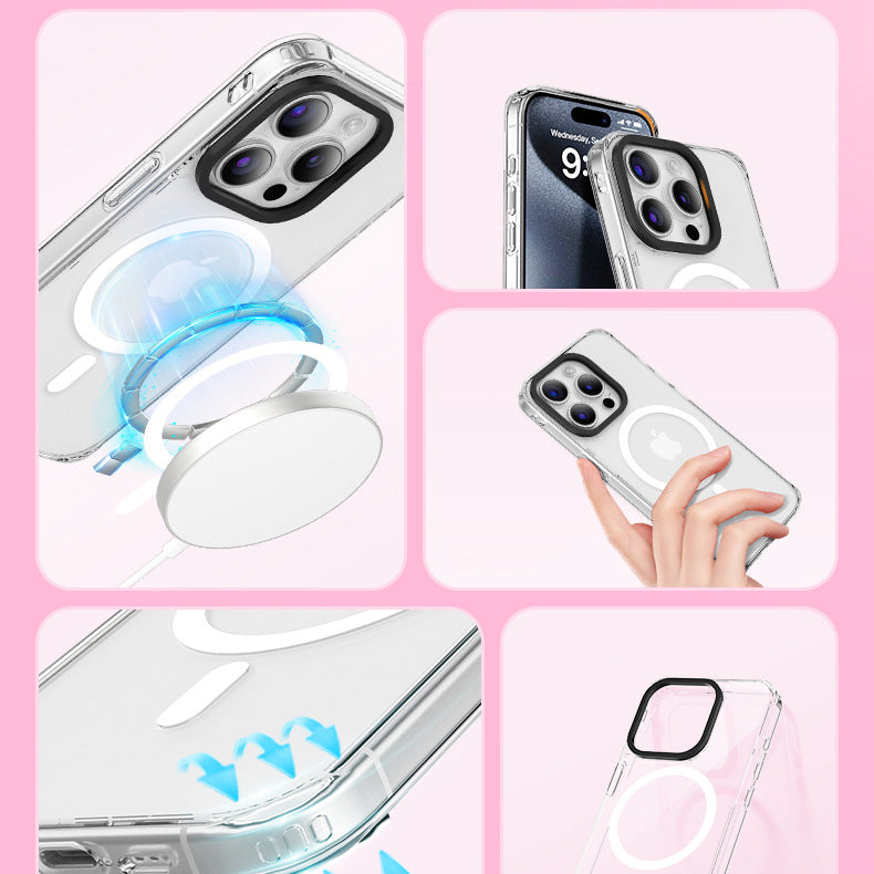 SHIRO&MARO MagSafe Shockproof Transparent Cover Case