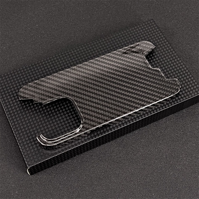 Oatsbasf Luxury Irregular Pure Carbon Fiber Case for Apple iPhone