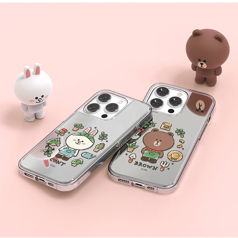 Line Friends Garden Mirror Case Cover