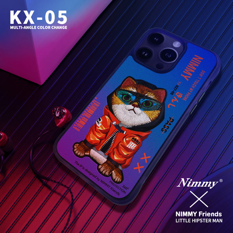 Nimmy Glasses Cool Embroidery Case Cover